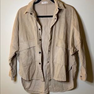 Oversized Corduroy Jacket